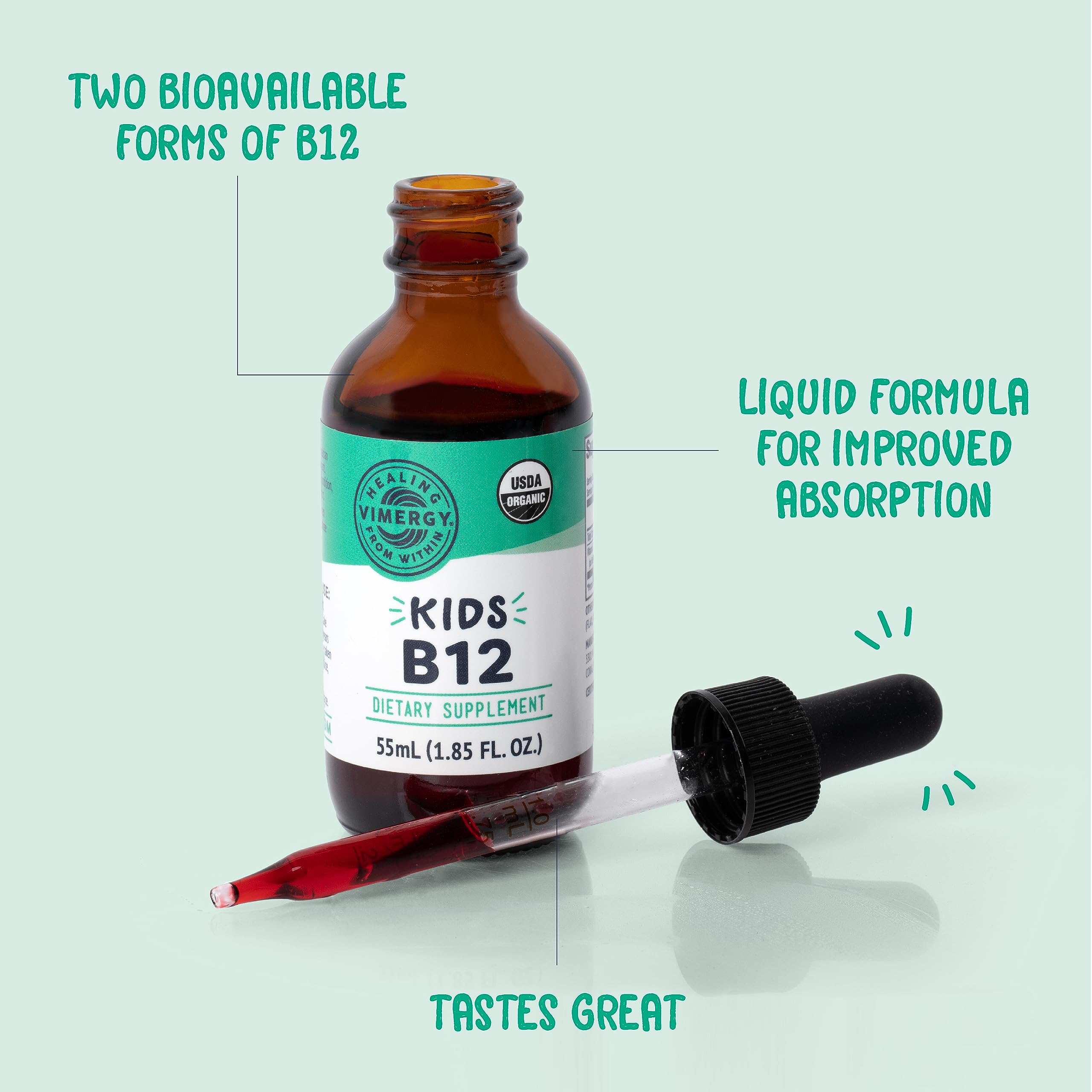 Pipette-doseur pratique pour doser selon lage de l19enfant
