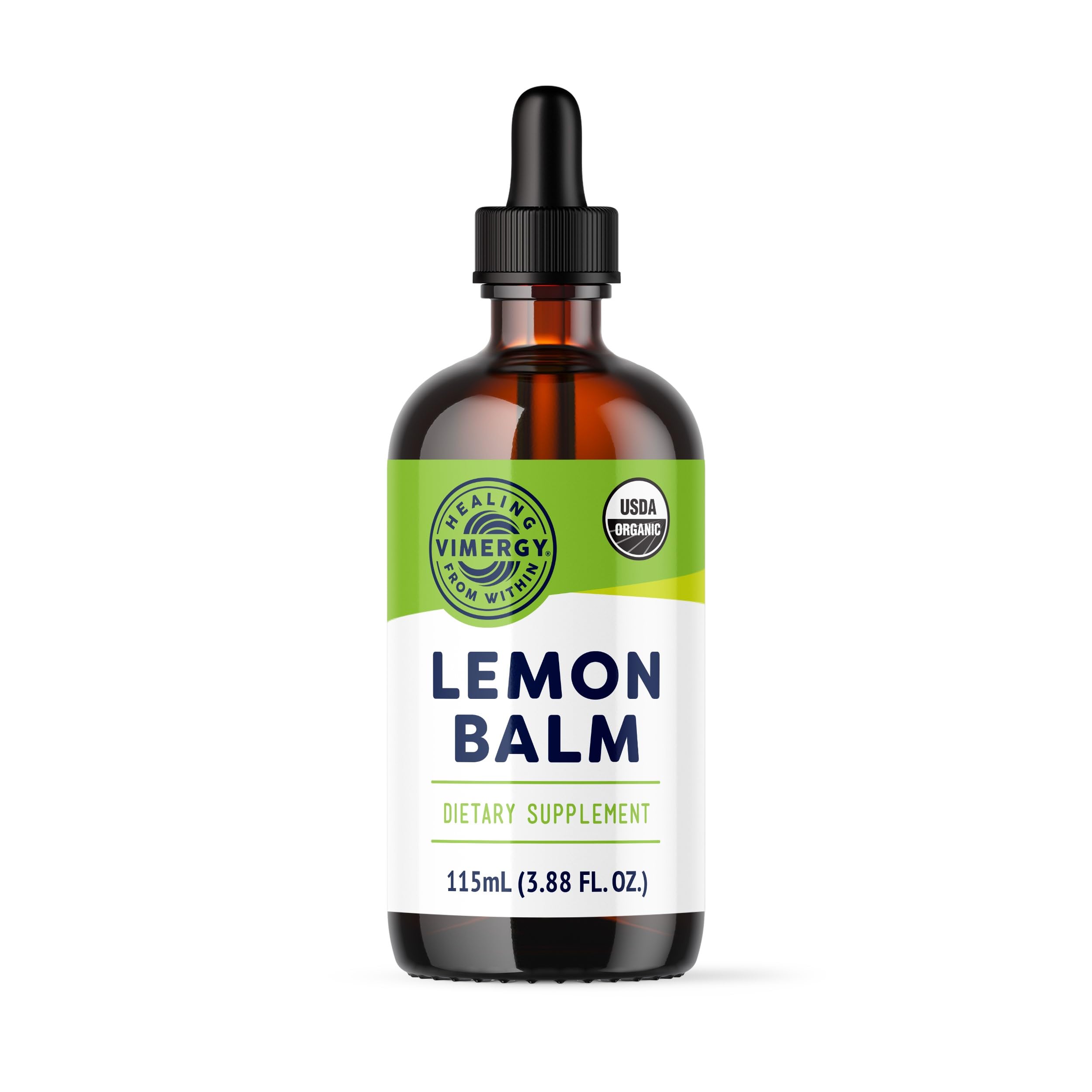 Teinture de mélisse citronnée Vimergy – bouteille prête et pratique.
