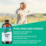 Etiquette bio Vimergy B12 Refill, forme active et biodisponible.