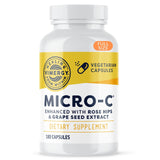 Vimergy Micro-C, capsules 500 mg dans une bouteille, soutien immunitaire potentiel.