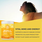 Cuillère-dose fournie pour doser 2000 mg de vitamine C par portion.