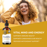 Vimergy PropolisPure goutte-application, dose précise et pratique.