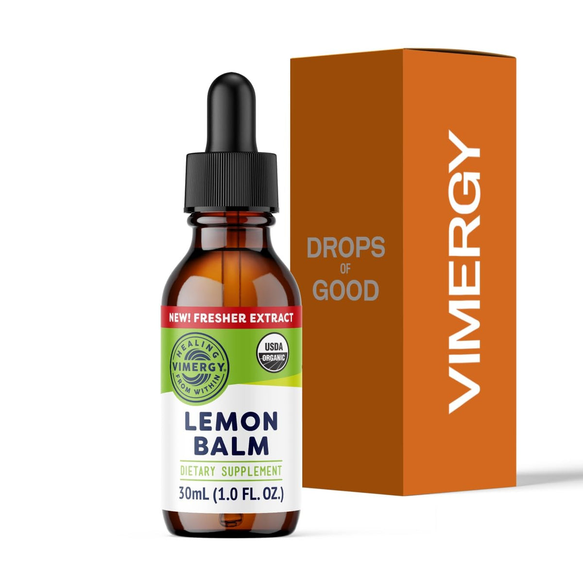 Vimergy mélisse-citronnée tincture, bouteille 30 ml, usage pratique dans la routine
