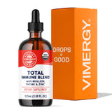 Vimergy Total Immune Blend – bouteille 115 ml, soutien immunitaire tout au long de l'année.
