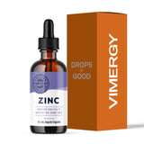 Vimergy Zinc gouttes bouteille — absorption rapide et soutien potentiel du système immunitaire.