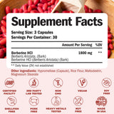 Vimerson Health Berberine: capsules sans arôme pour une prise discrète.