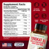 Vimerson Health HornyGoatWeed — maca et Tongkat Ali, ingrédients soutenant l’endurance.