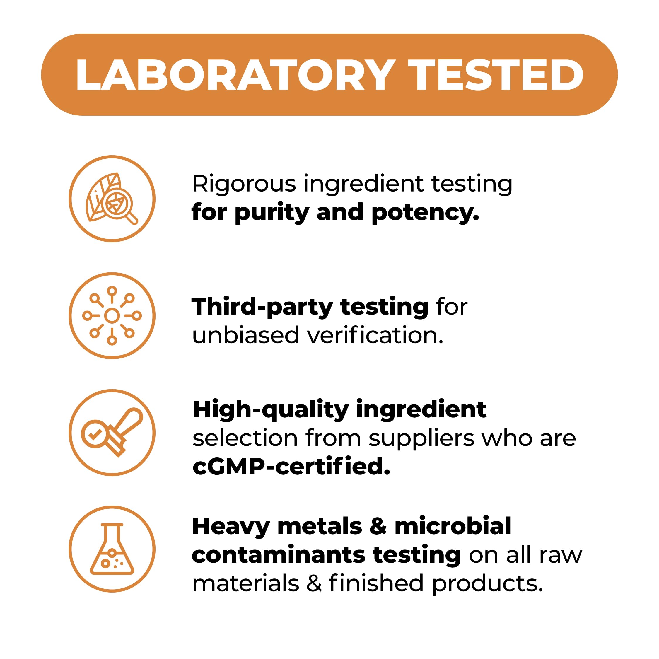 Laboratoire américain et contrôle qualité certifié cGMP/UL.