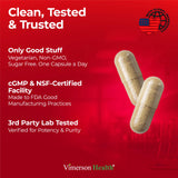 Vimerson Health Longjack Tongkat Ali – usine certifiée et contrôles de sécurité.
