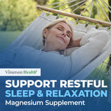 Bien‑être féminin et confort pendant le cycle avec Vimerson Health Magnésium Glycinate 200 mg