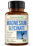 Vimerson Health Magnésium Glycinate 200 mg – Bouteille prête pour l usage quotidien et le bien‑être