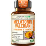 Bouteille Vimerson Health suggérant une routine nocturne reposante