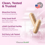 Vimerson Health multivitamines femmes — énergie et concentration grâce à une formule ciblée.