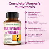 Vimerson Health multivitamines femmes — soutien immunitaire et antioxydants pour une protection continue.