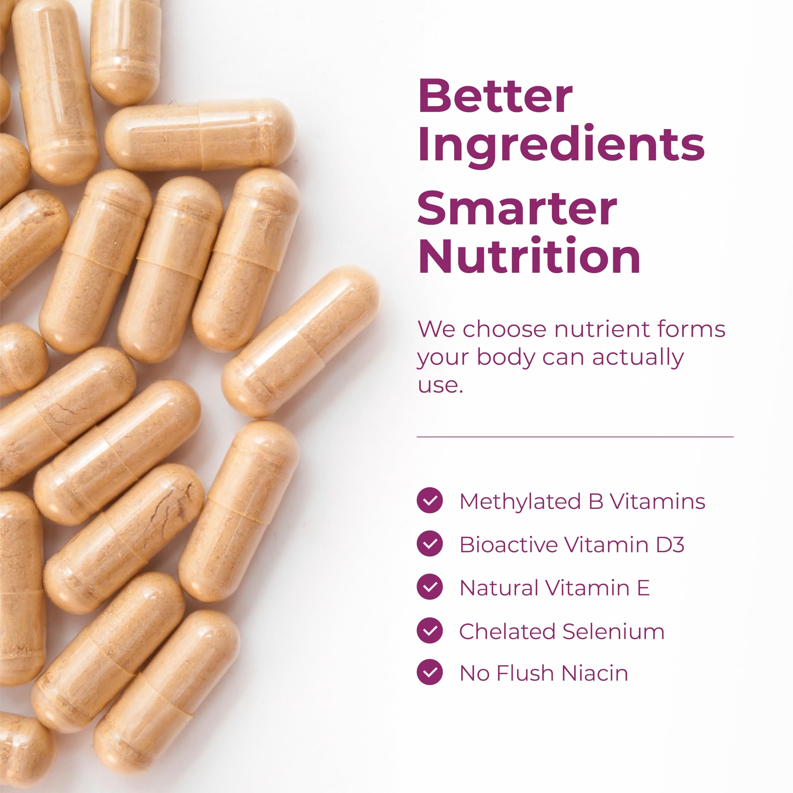 Vimerson Health multivitamines femmes — vitamine D3 et nutriments pour des os solides.