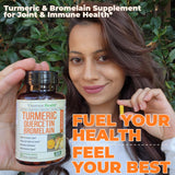 Capsules vegan Vimerson Health Quercétine Bromélaïne Curcumine