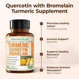 Formule vegan Vimerson Health Quercétine Bromélaïne Curcumine