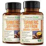 Vimerson Health Saffron Supplements — emballage élégant pour la routine quotidienne.
