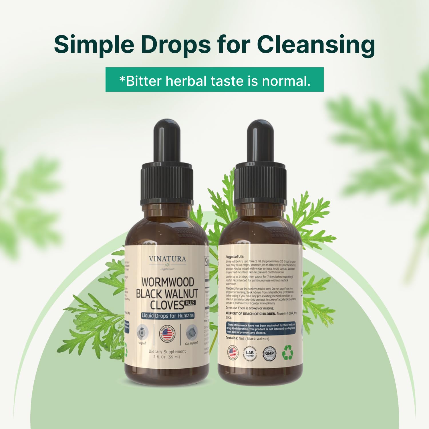VINATURA Dosage Liquide Flexible – goutte à goutte pour un dosage adaptable.