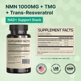 Vinatura NMN Complex – Bouteille ouverte et gélules faciles à avaler