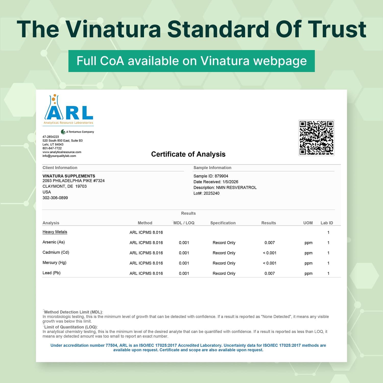 Vinatura NMN Complex – Gelules végétaliennes sans allergènes