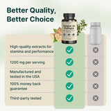 VINATURA Synergie Tongkat Ali et Fadogia Agrestis: énergie durable.