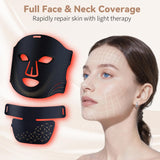 VINCAOR Masque LED avec controleur 3 niveaux, ajustement personnalisé.