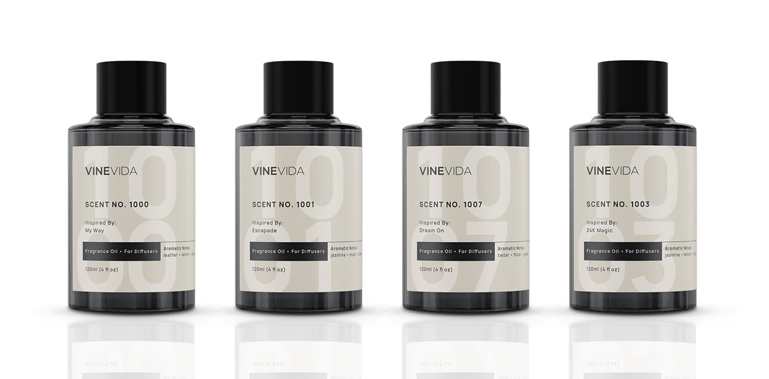 VINEVIDA No1000 : huile de diffusion pour une ambiance luxueuse.