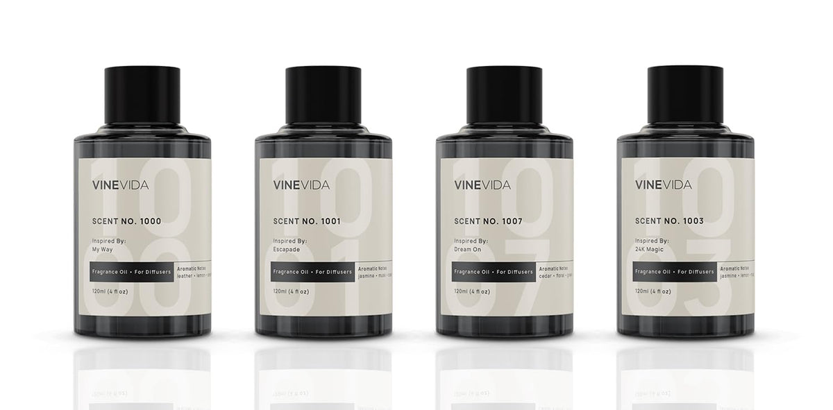 VINEVIDA No1000 : huile de diffusion pour une ambiance luxueuse.