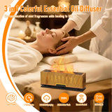 VINGVO Diffuseur DEL ambiance, 7 couleurs et brume pour détente.