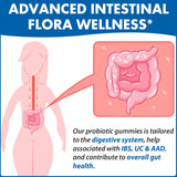 Gommes probiotiques VIOAFSLSE avec prébiotiques, soutien de la flore intestinale