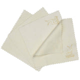 VIPbuy chamois naturel — chiffon 6x6 pour objet antique, nettoyage sûr sans rayures.