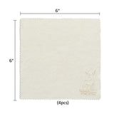 VIPbuy chamois naturel — chiffon 6x6 pour téléphone, essuyage sans traces et protection d'écran.