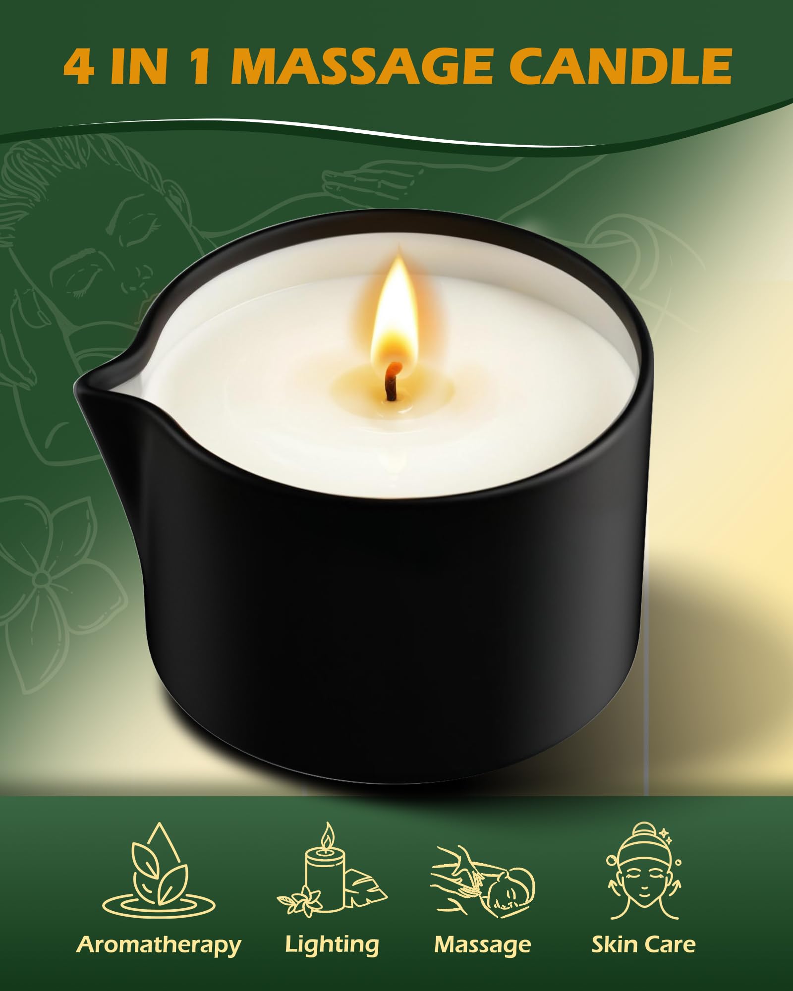 VIPwax aromathérapie odeur caramel whisky crée une ambiance spa agréable.