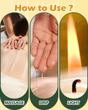 VIPwax rituel romantique veillée avec parfum vanille et massage luxueux.