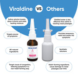 Viraldine contenu 30ml favorise une utilisation portable et pratique.