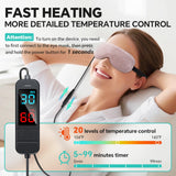 Visader thérapie chaleur Graphene, chaleur FIR pour détente oculaire.