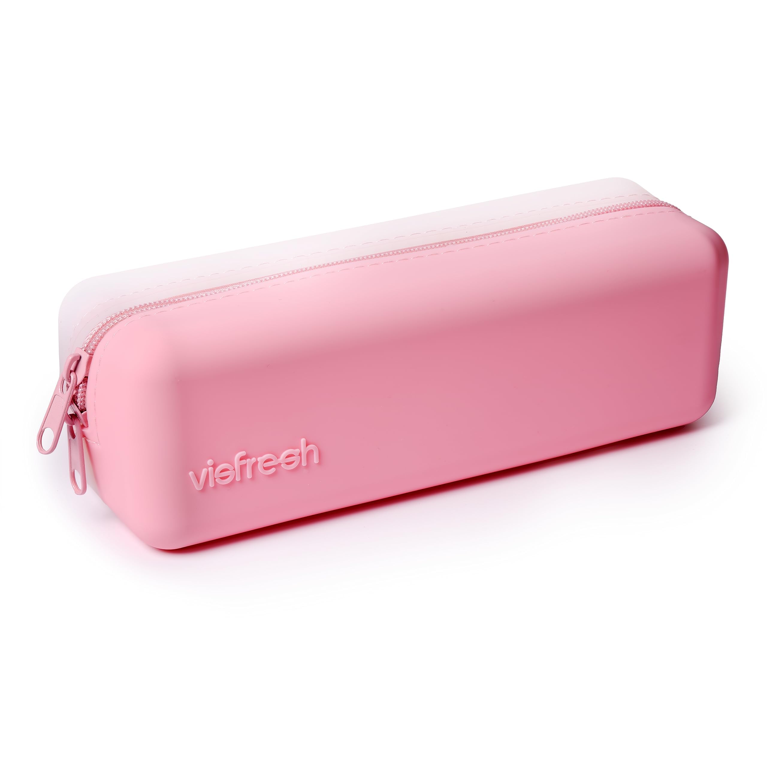 Étui Visfresh pour lentilles jetables rose, pratique en déplacement.