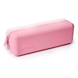Étui Visfresh pour lentilles jetables rose, pratique en déplacement.