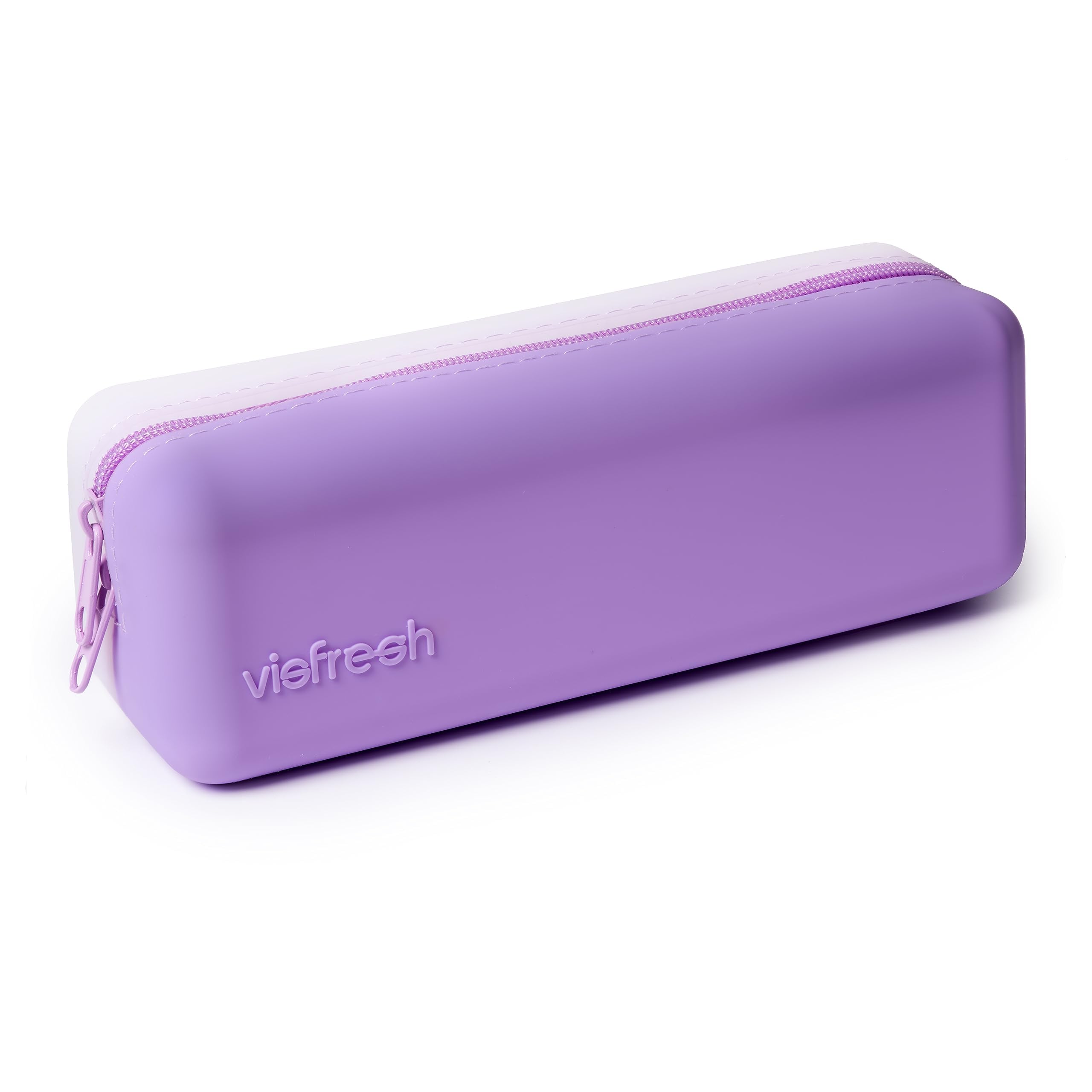 Visfresh étui lentilles quotidiiennes violet, rangement pratique en déplacement.