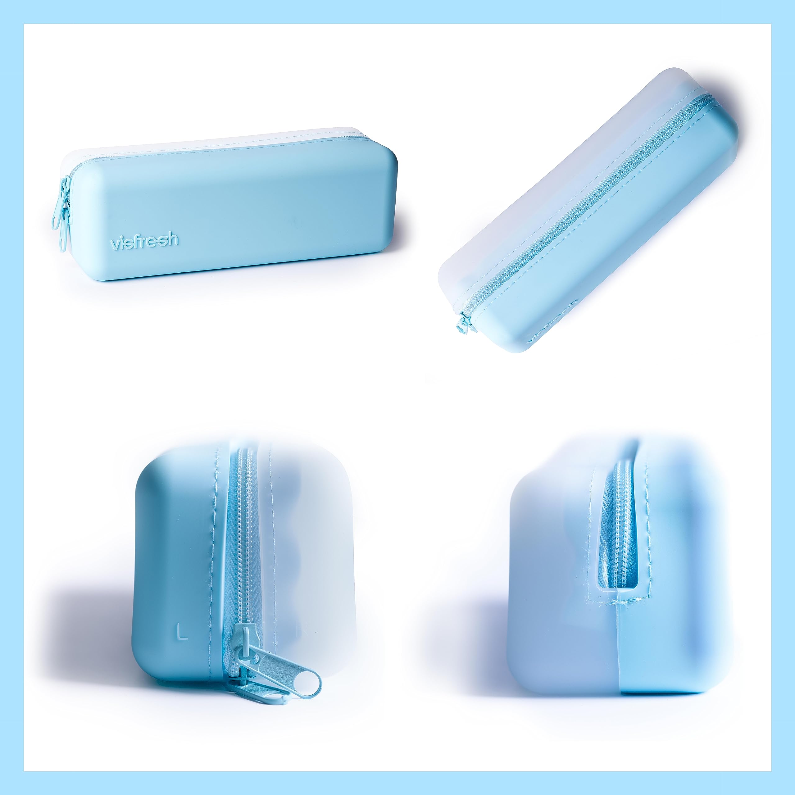 Visfresh hygiène lentilles violet, rangement sûr et propre.