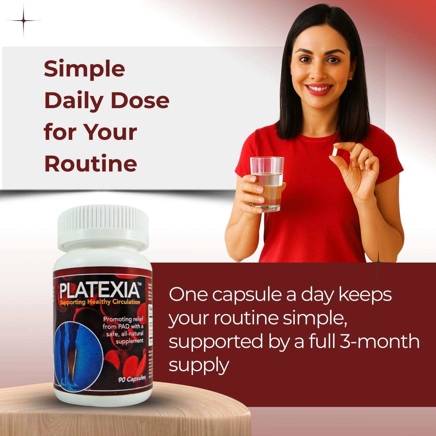 Vision Nutra Platexia - Dose quotidienne: mode d’utilisation simple pour votre routine.