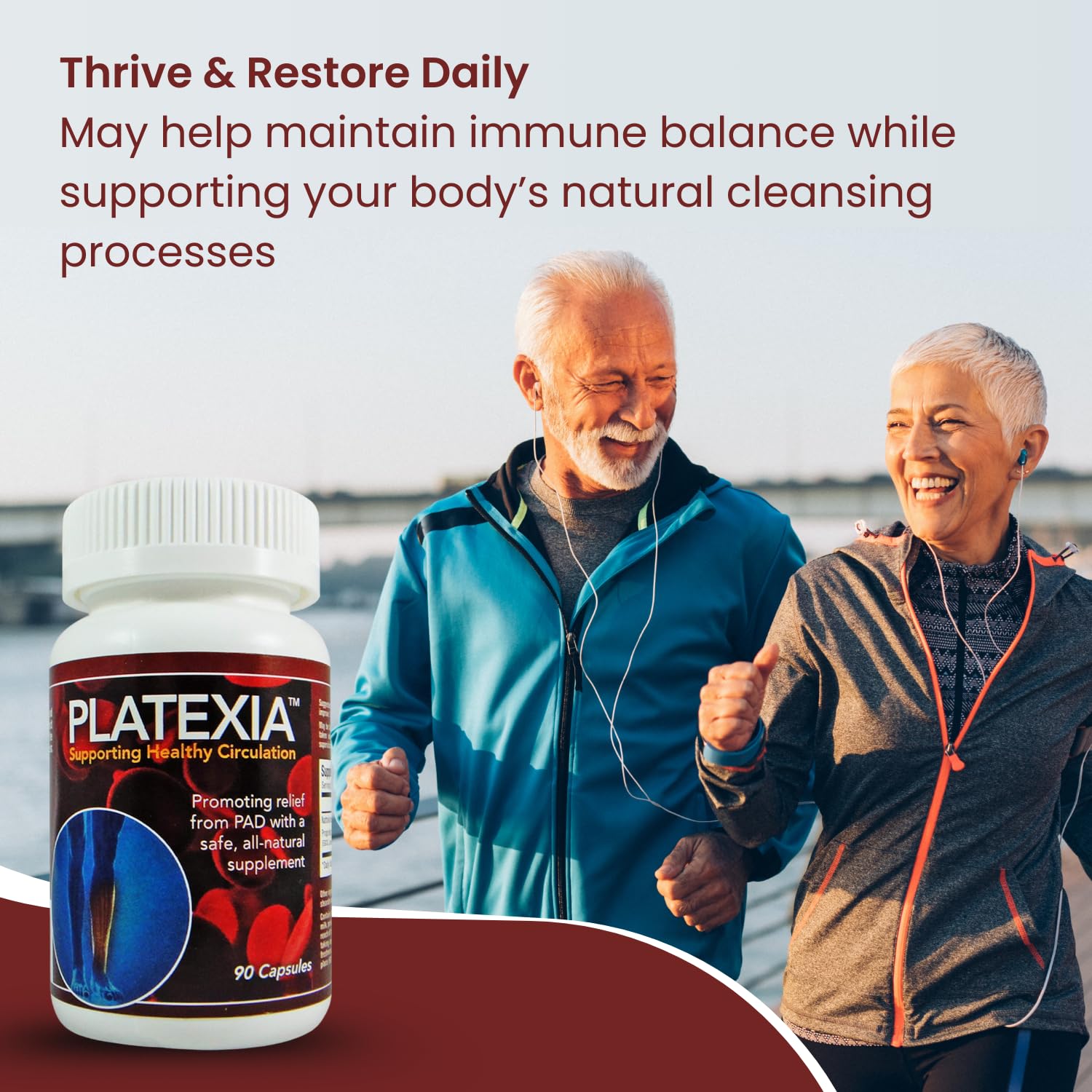 Vision Nutra Platexia - Utilisation quotidienne: parfait pour soutenir votre routine active.