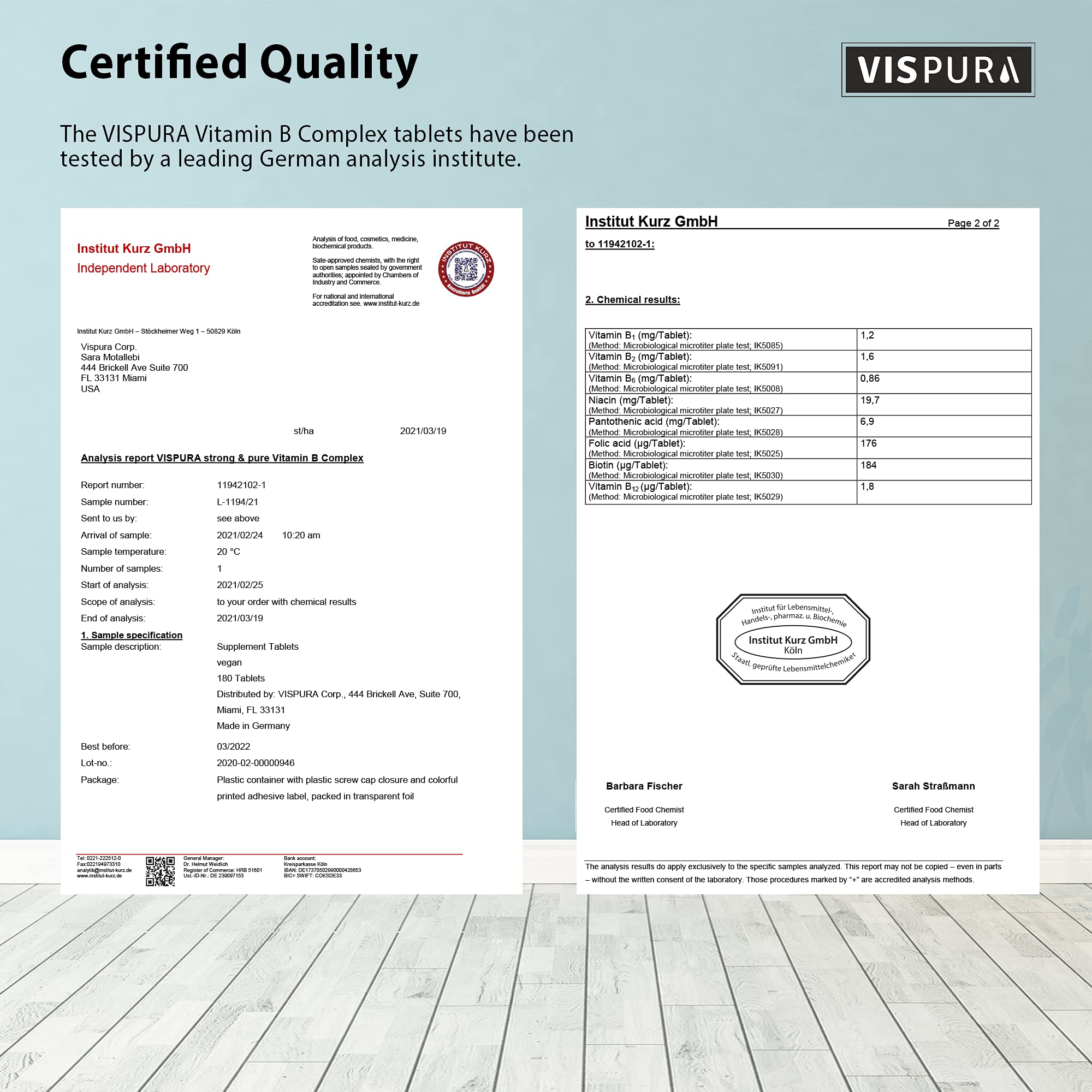 VISPURA tablettes-b-complex-qualite-30-jours: garantie de retour sans risque.