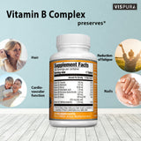 VISPURA tablettes-vegan-b-complex-sans-additifs: ingrédients purs adaptés au véganisme.