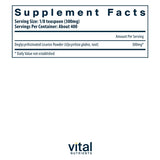 Vital Nutrients DGL Poudre avec cuillere-mesure: dosage pratique pour routine