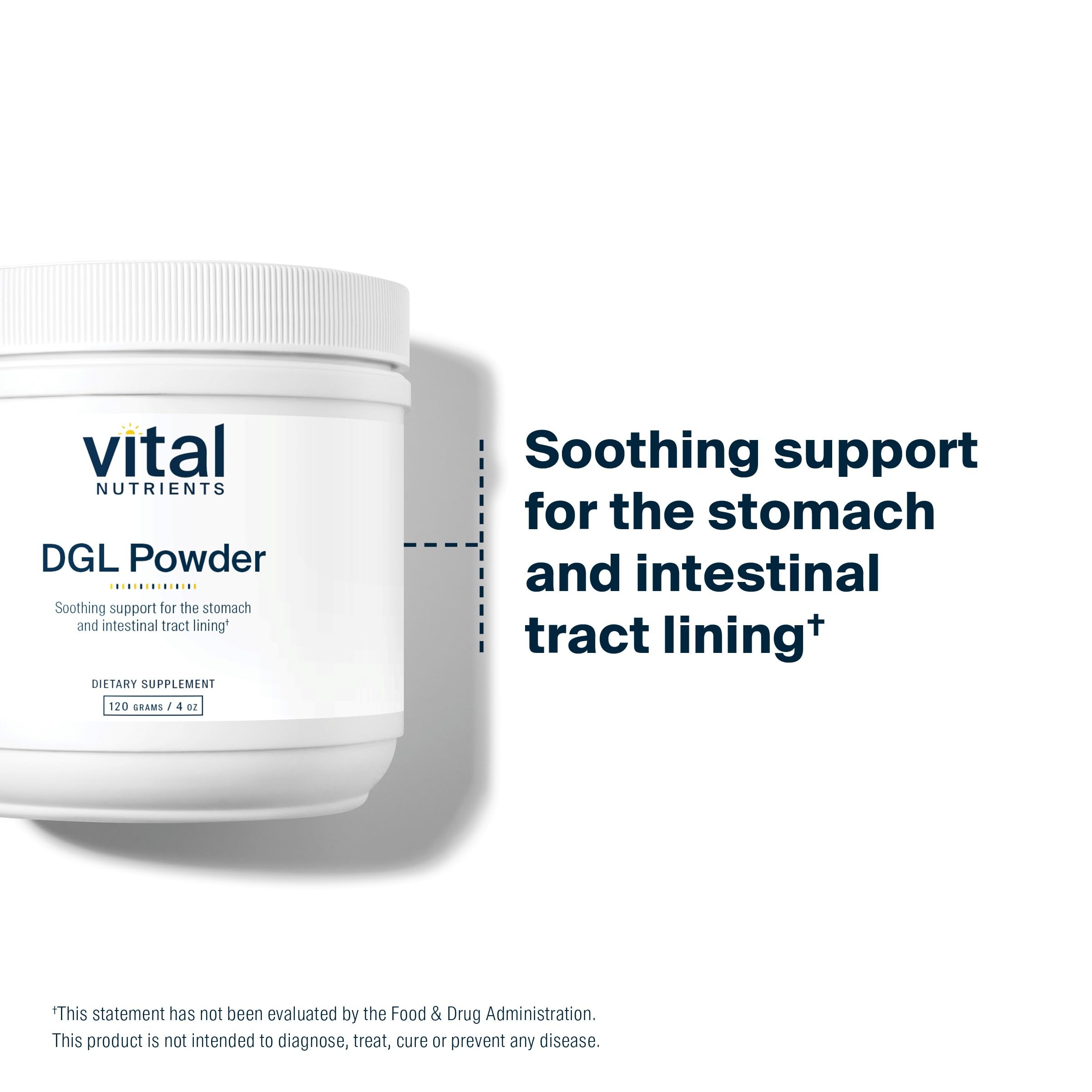 Vital Nutrients DGL Poudre routine-matin-soir: utilisation quotidienne possible