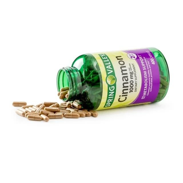 ViT4US bouteille capsules cannelle 1000 mg, format pratique à emporter.