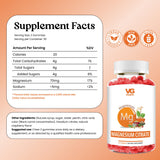 Gummies VITA GLOBE magnésium citrate – 70 mg pour énergie et récupération.