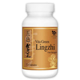 Vita Green Lingzhi sur la bouteille de 72 gélules, pratique pour votre routine.